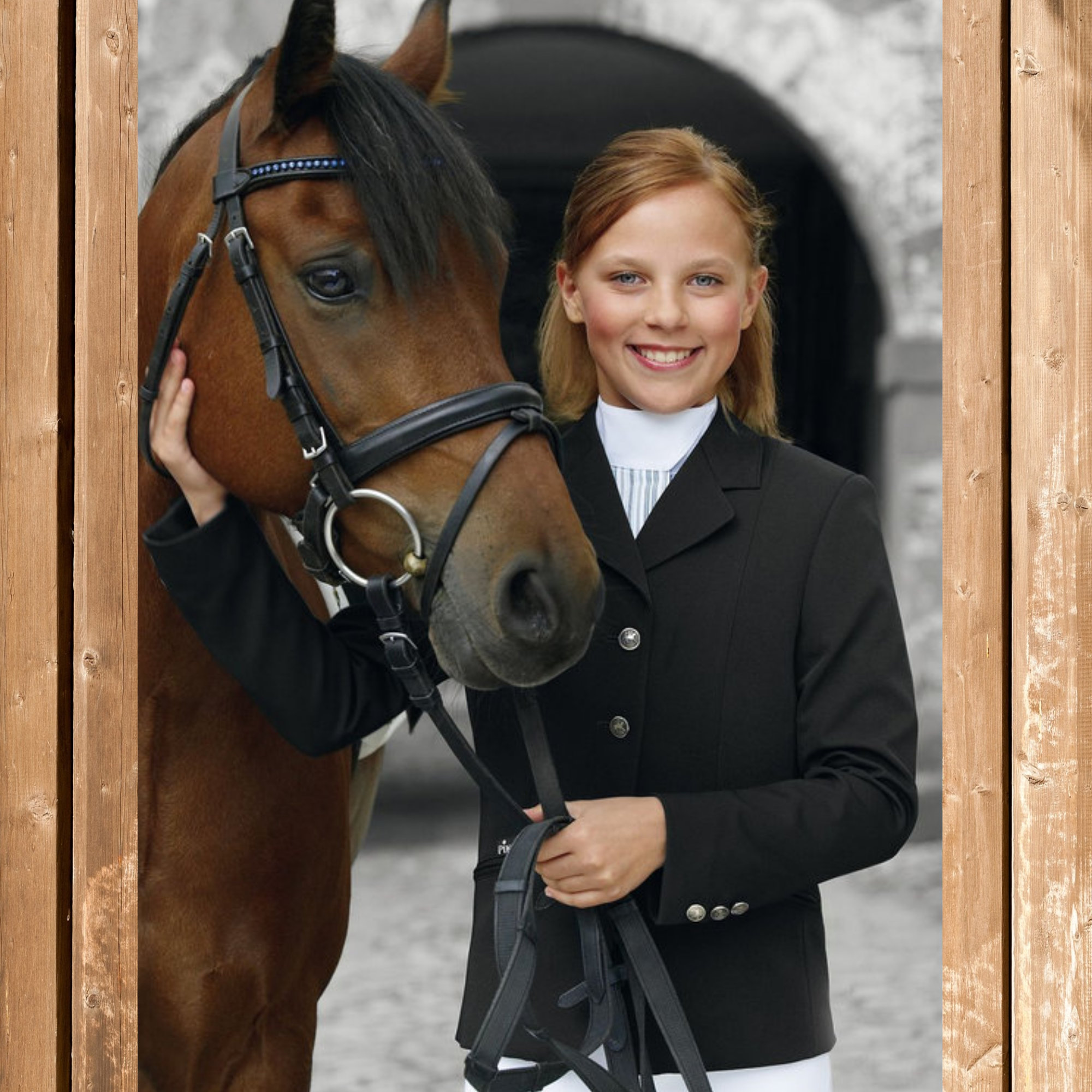 Pikeur Kinder Sakko Skarlett Girl, schwarz